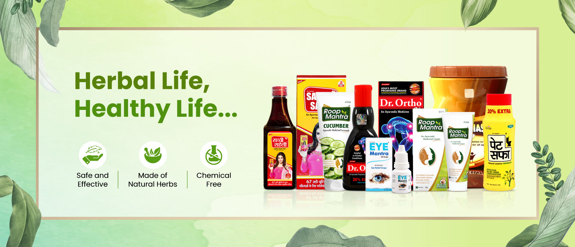 Divisa Herbals Product Range Banner